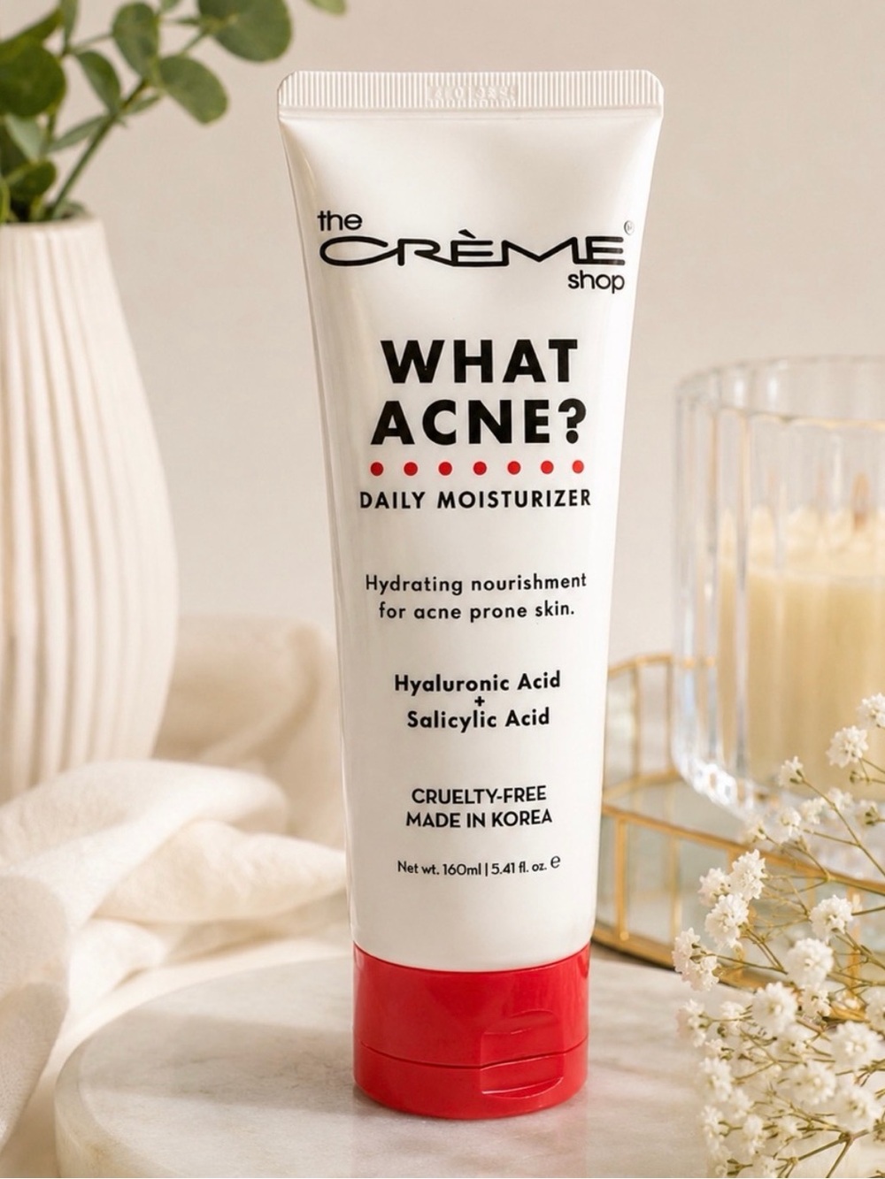 The Crème Shop What Acne? Daily Moisturizer — White & Red